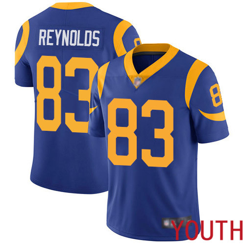 Los Angeles Rams Limited Royal Blue Youth Josh Reynolds Alternate Jersey NFL Football #83 Vapor Untouchable